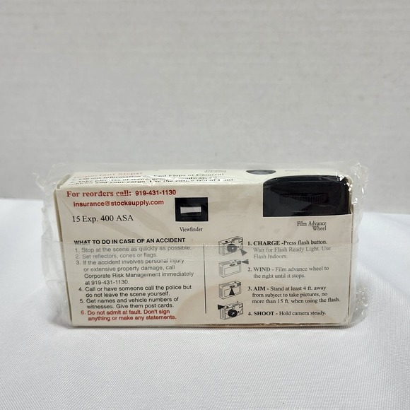 Factory sealed unused 27 exp Disposable Single use Retro Film Camera exp 12/08 - Picture 4 of 6